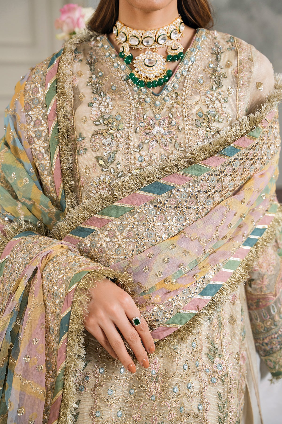 Baroque | Chantelle Embroidered Chiffon | CH12-04