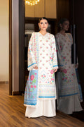 Naqsh | Midnight Meadow Lawn | Alabaster