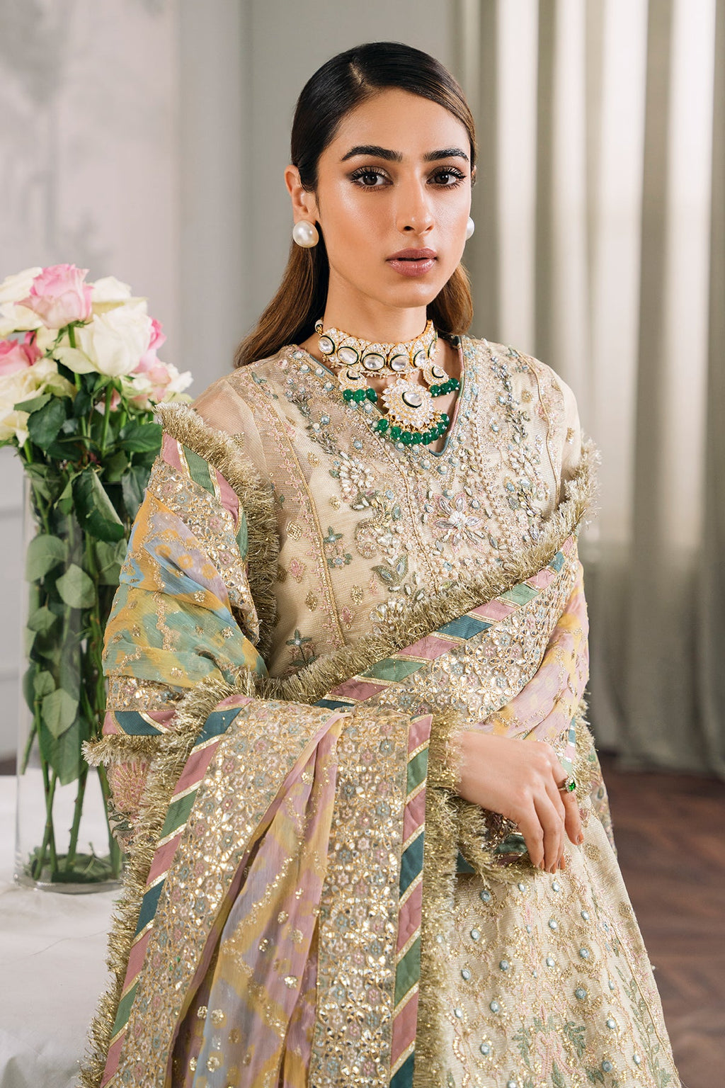 Baroque | Chantelle Embroidered Chiffon | CH12-04