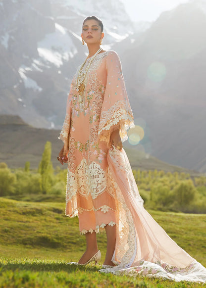 Crimson | SAIRA SHAKIRA LUXURY LAWN 2023 | Summer in the Meadows - D1 B