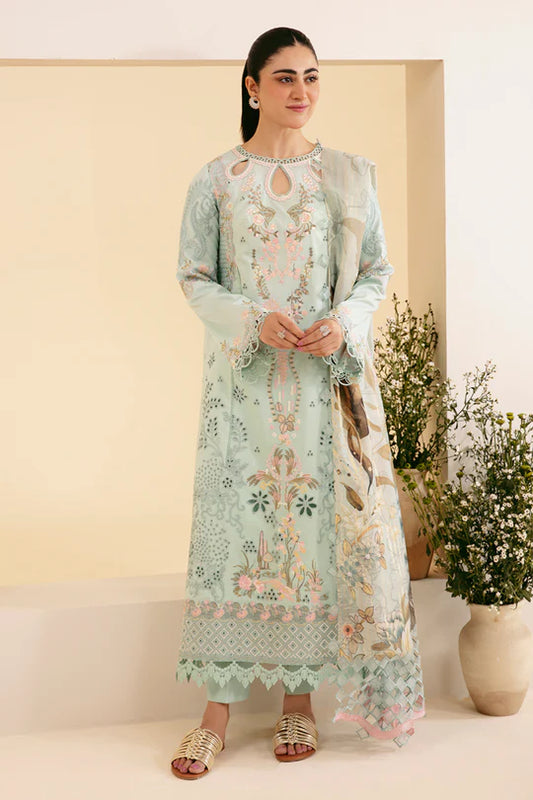 Qalamkar | Chikankari Lawn | AFROZEH