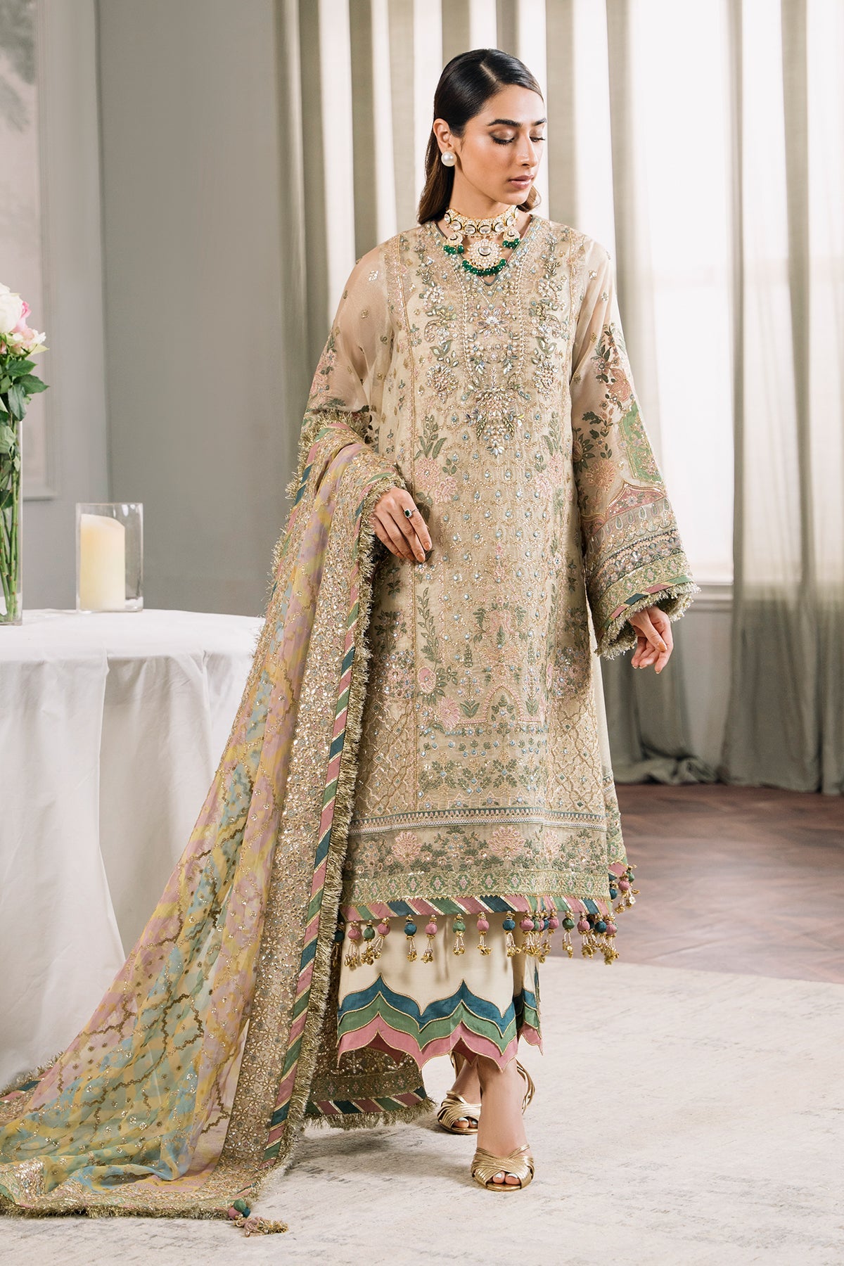 Baroque | Chantelle Embroidered Chiffon | CH12-04