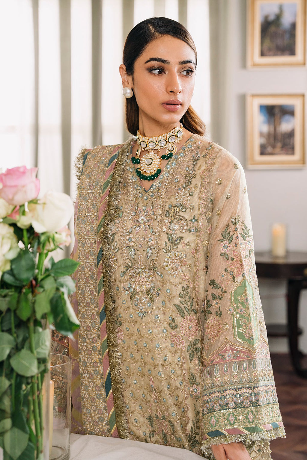 Baroque | Chantelle Embroidered Chiffon | CH12-04