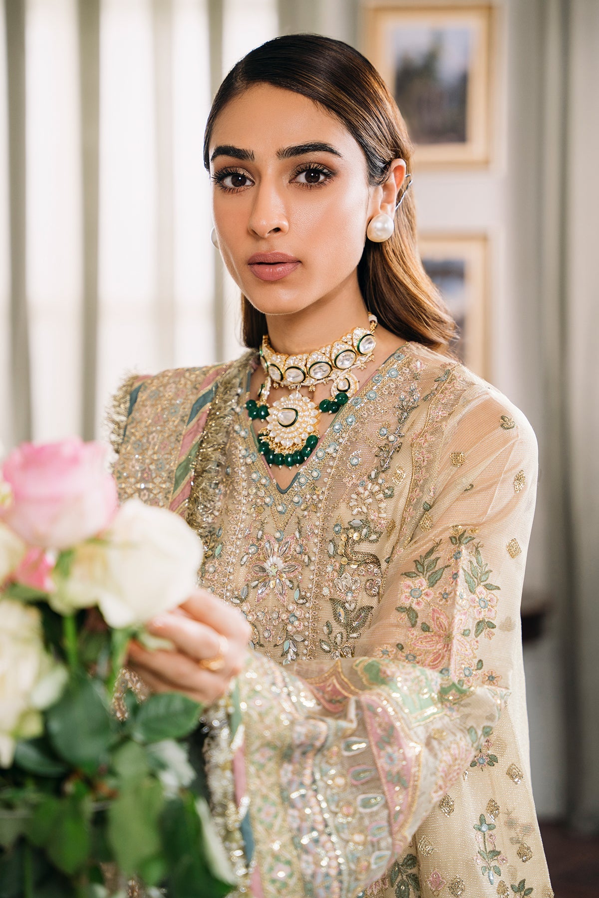 Baroque | Chantelle Embroidered Chiffon | CH12-04