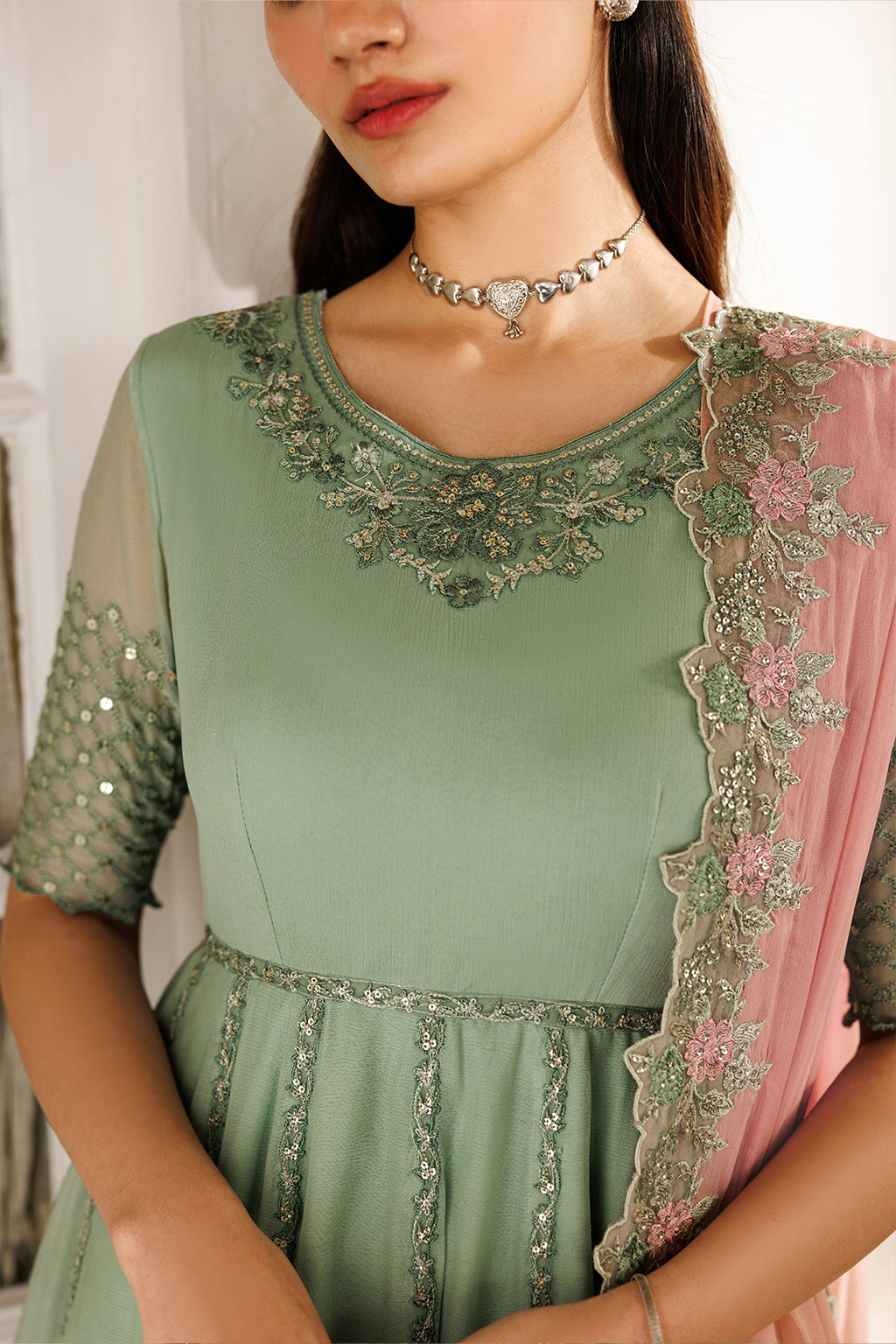 Iznik | Semi Formals - Embroidered Chiffon | CC-99