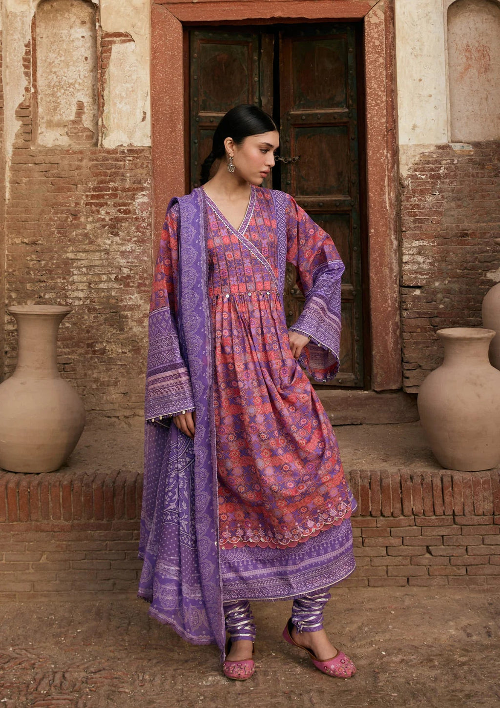 Kahf | Aangan Prints Chiffon '26 | Zarmeena