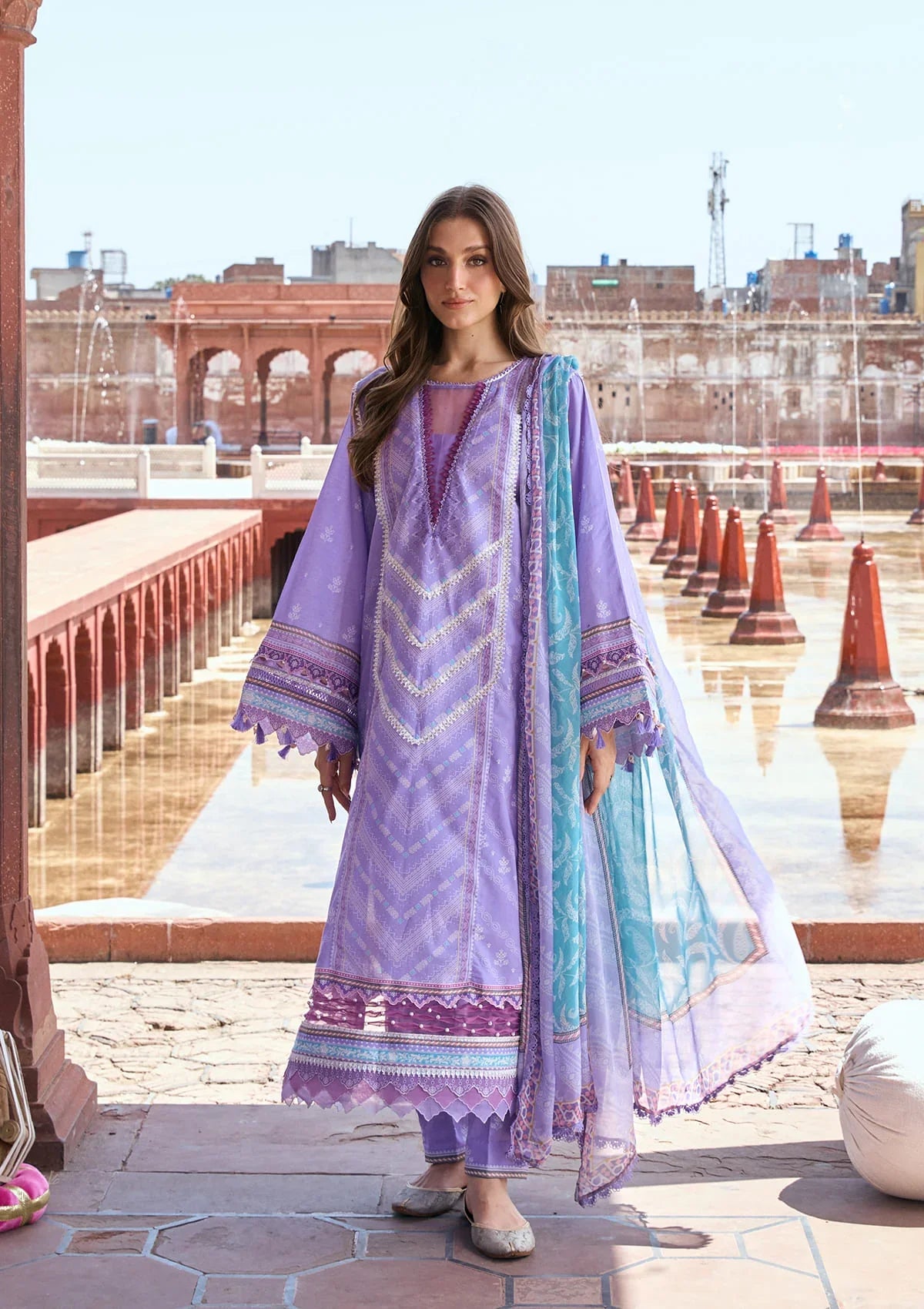 Kahf | Aangan Prints Chiffon '26 | Najam