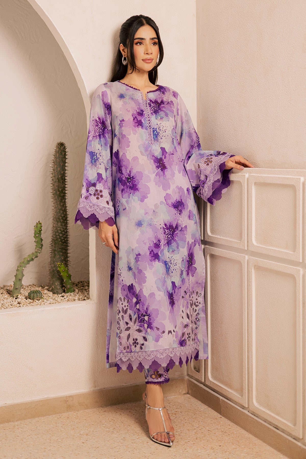 Nureh | Ballerina 2 Pc Unstitched | NU2-202