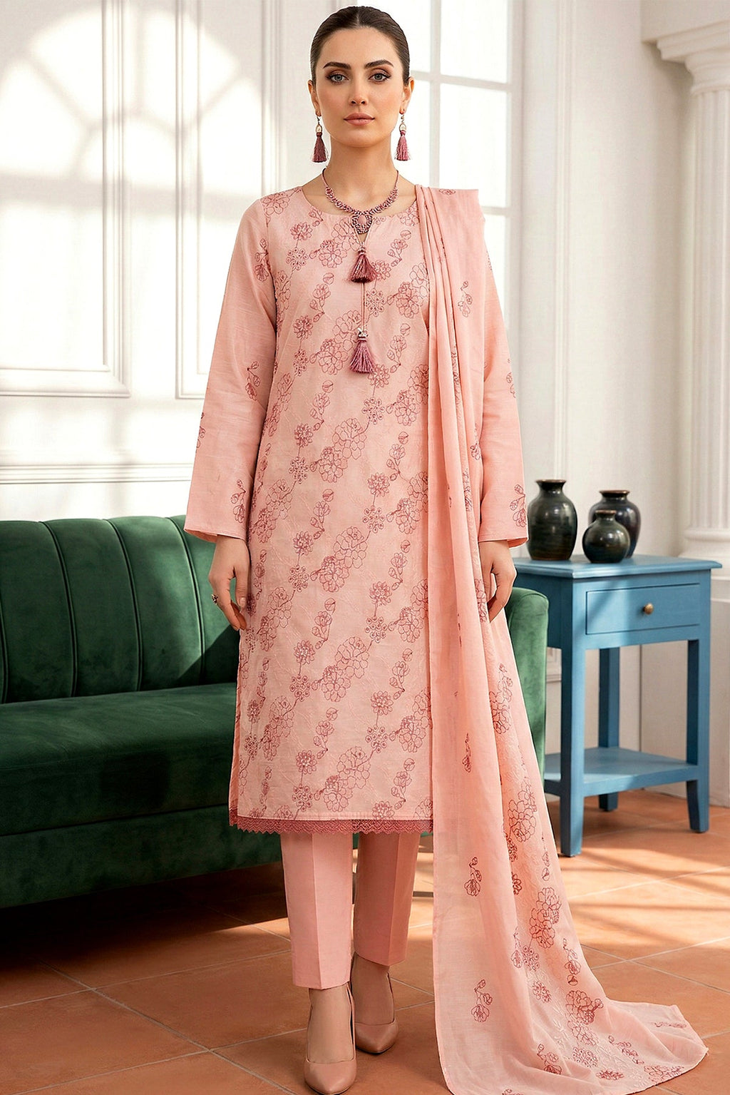 Noor-e-Fajar | Ayra Luxury Lawn | NF-1536