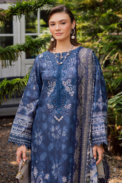 NUREH | GARDENIA - EMBROIDRED & PRINTED LAWN DORIA | NSG-213