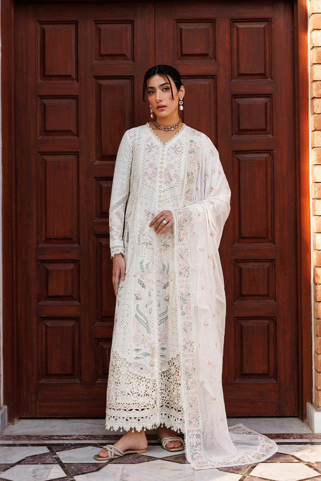 Emaan Adeel |  Mirabelle festive luxury lawn | Seraph