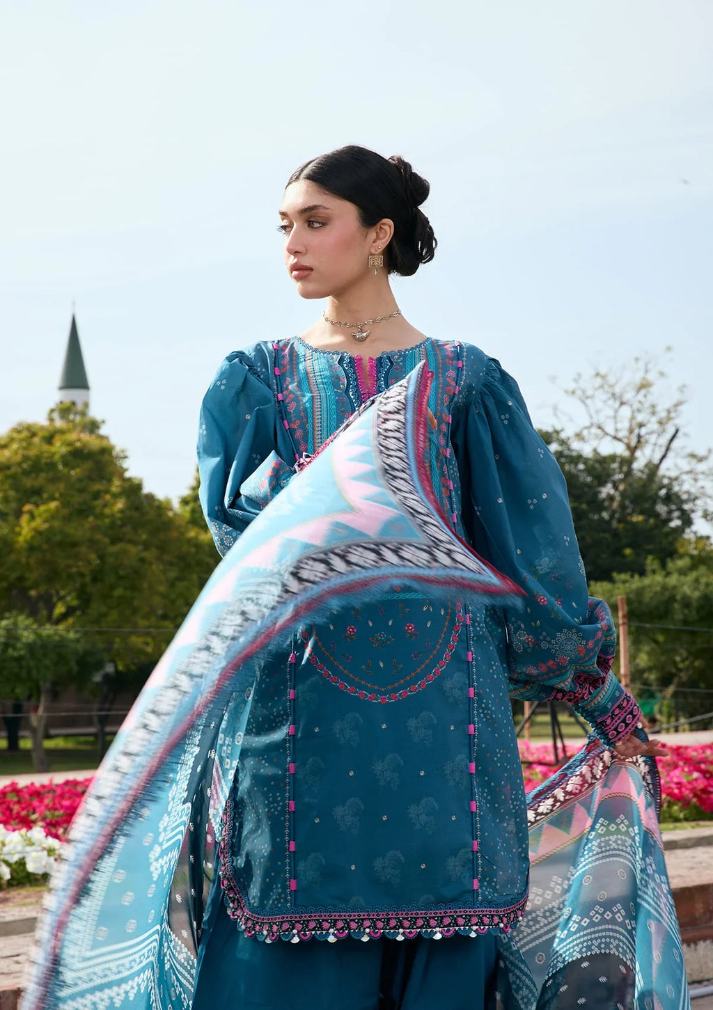 Kahf | Aangan Prints Chiffon '26 | Falak Ara