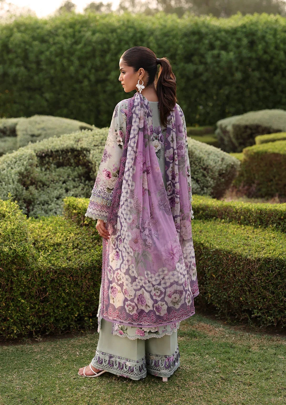 Elaf | Belladore - Prints Chiffon Lawn '26 | EPA-6A CASTELLA