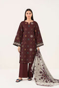 Sapphire | 3 Pcs Printed Lawn Suit | 3PB-WS26CL13-128