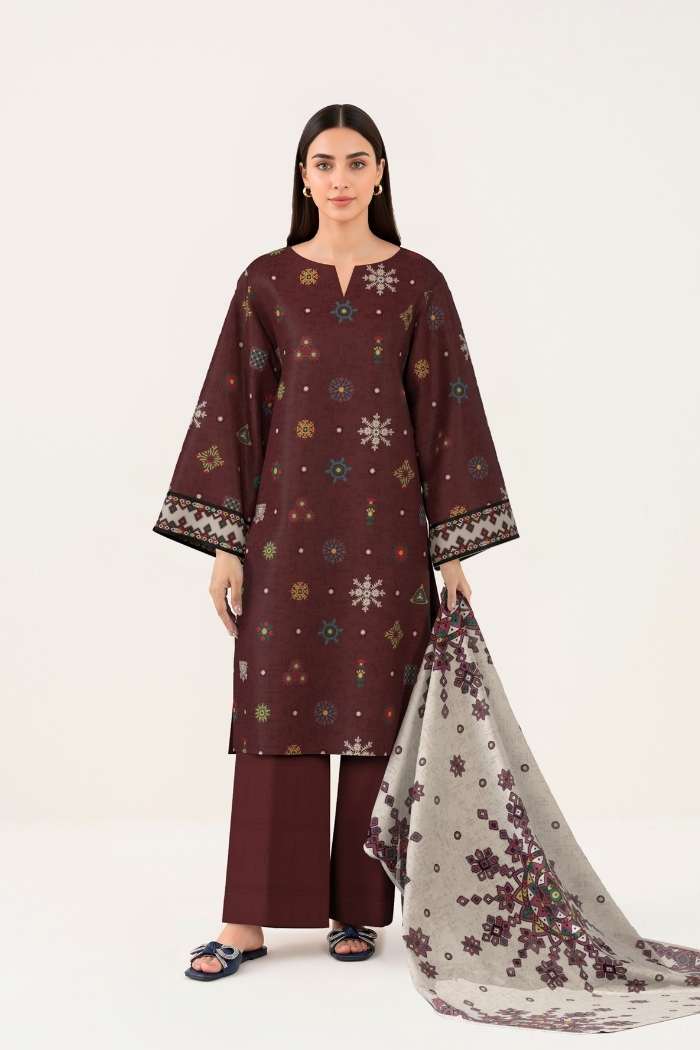 Sapphire | 3 Pcs Printed Lawn Suit | 3PB-WS26CL13-128