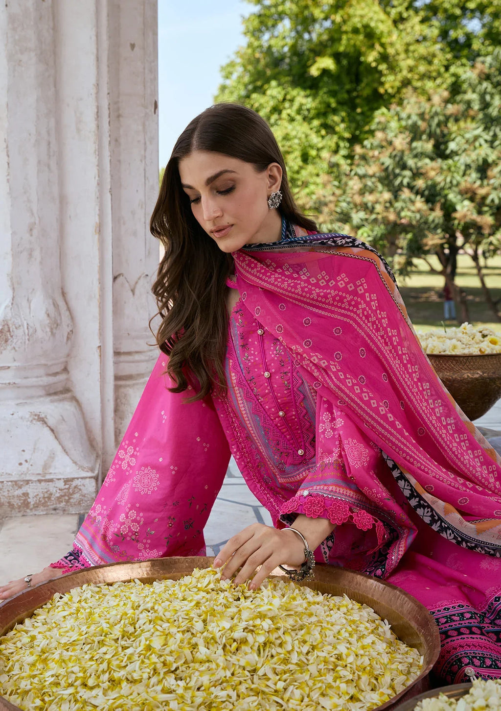 Kahf | Aangan Prints Chiffon '26 | Gulnar