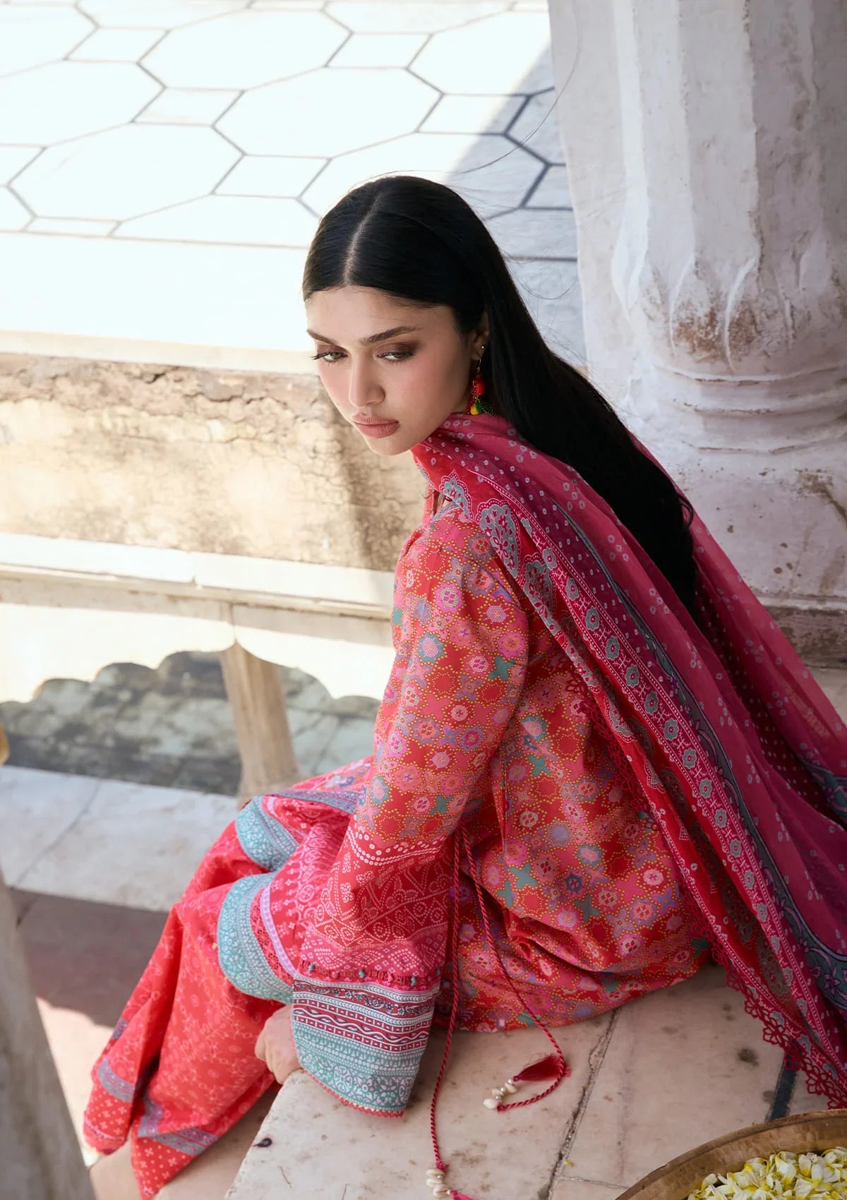 Kahf | Aangan Prints Chiffon '26 | Tabeer