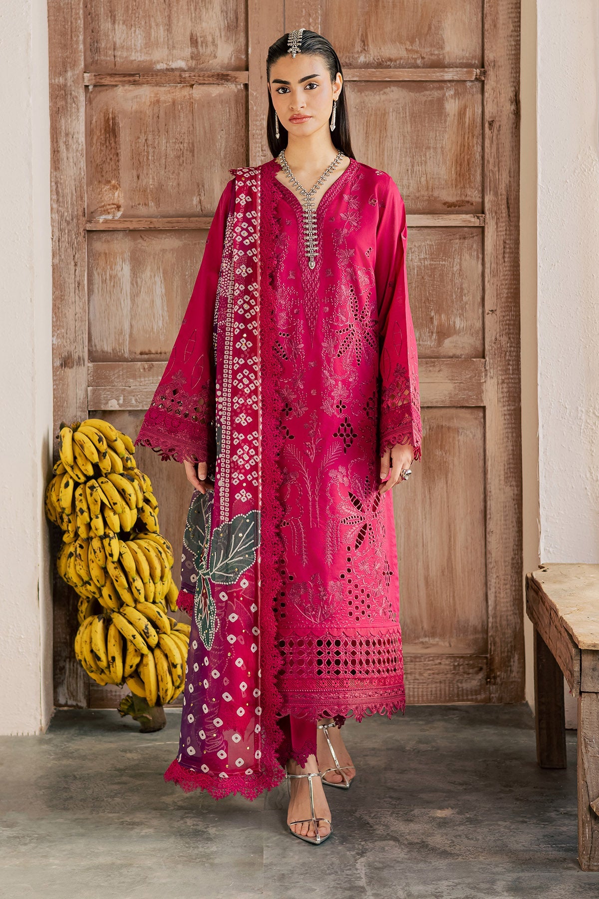 Nureh | Bazar Embroidered lawn | NE-255