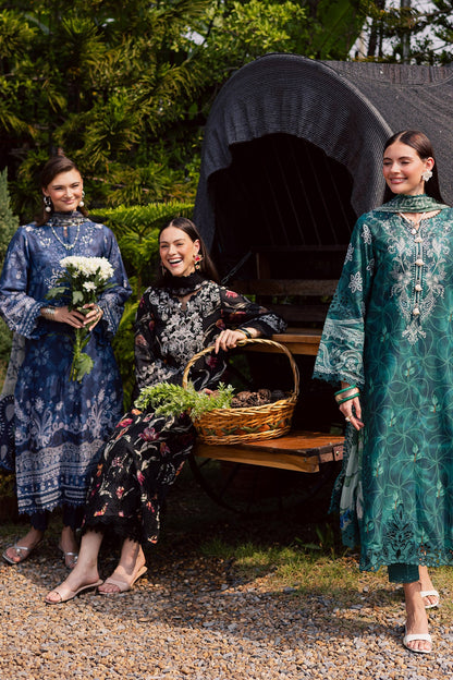 NUREH | GARDENIA - EMBROIDRED & PRINTED LAWN DORIA | NSG-214