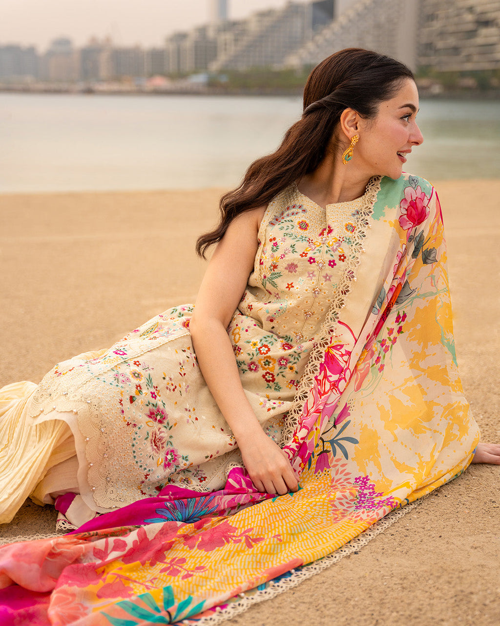 Faiza Saqlain | Aya Luxury Lawn '26 | Merjem