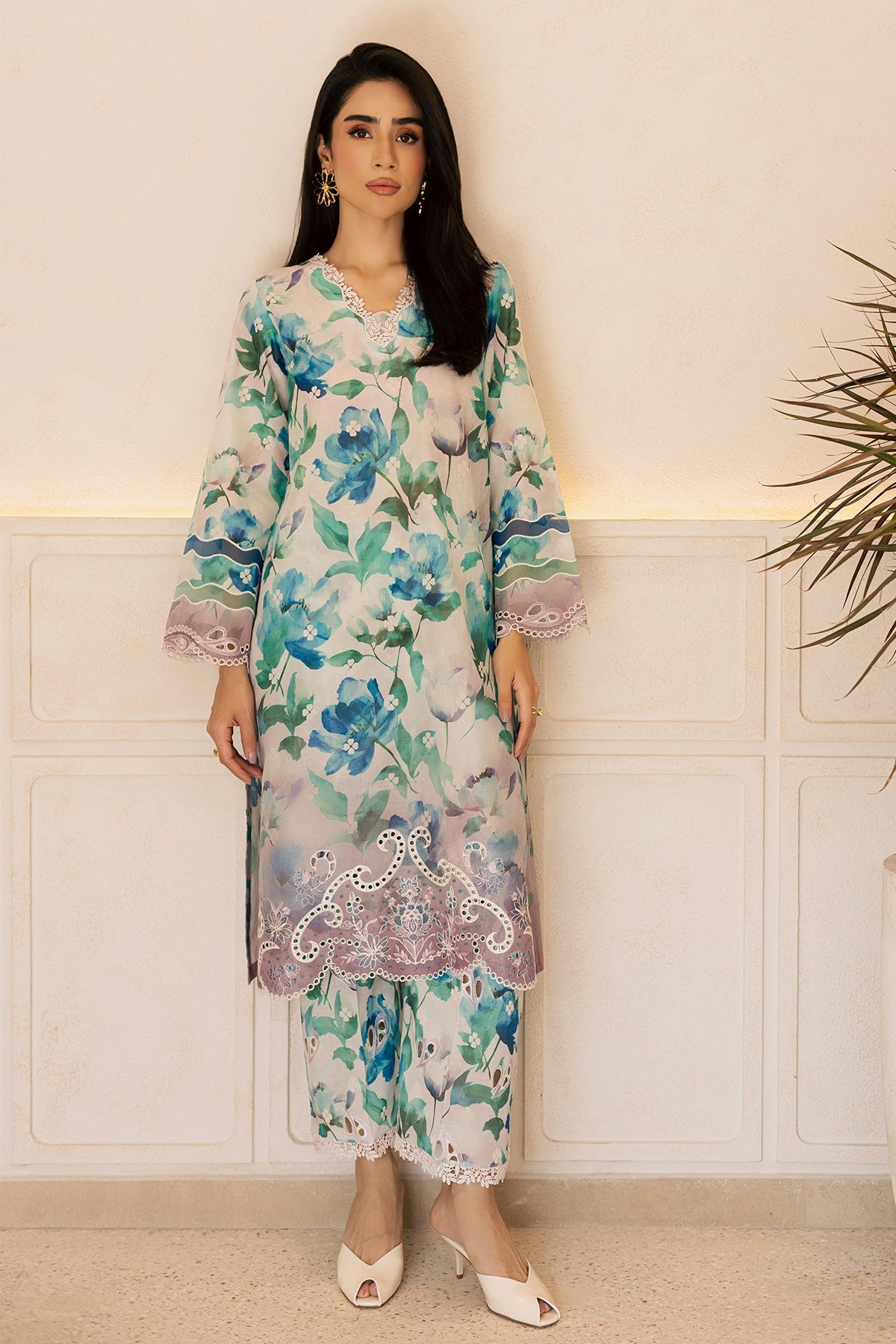 Nureh | Ballerina 2 Pc Unstitched | NU2-210
