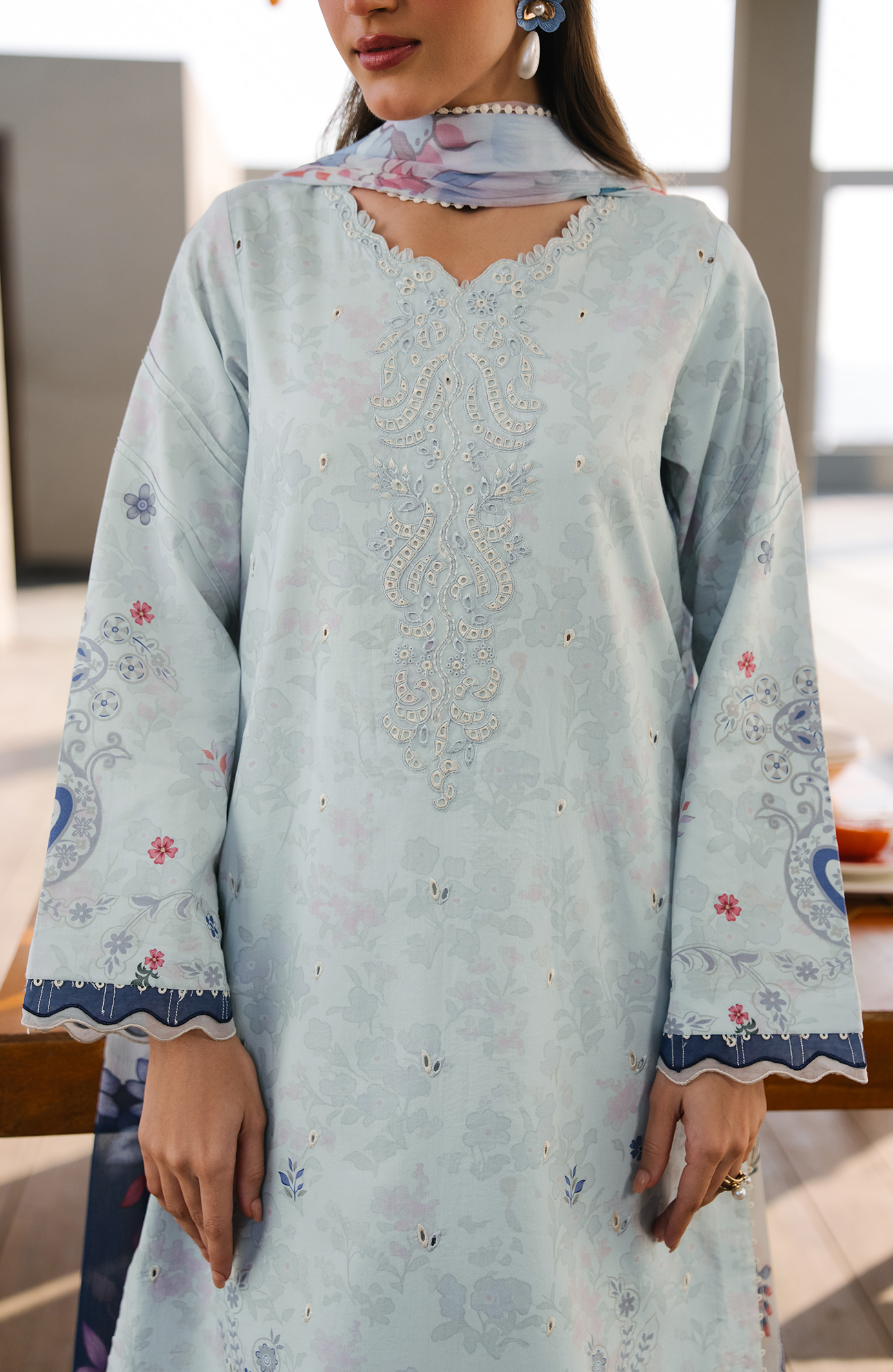 Seran | Afsanah - Unstitched Lawn | Alara