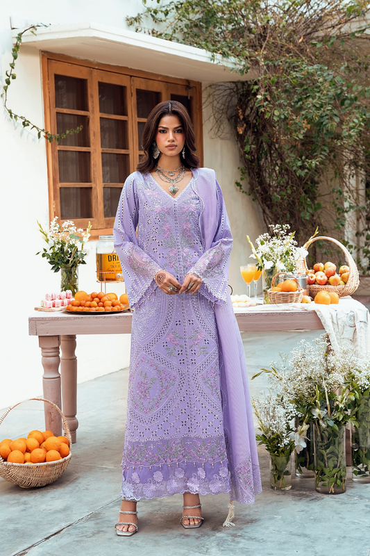 NAQSH | CHIKANKARI FESTIVE EDIT 26' | LAVENDAR