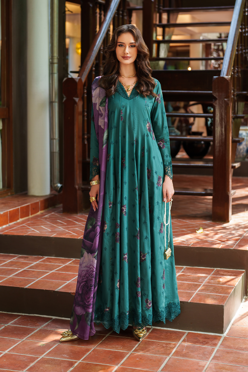 Iznik | Exclusive Printed Lawn | UE-524