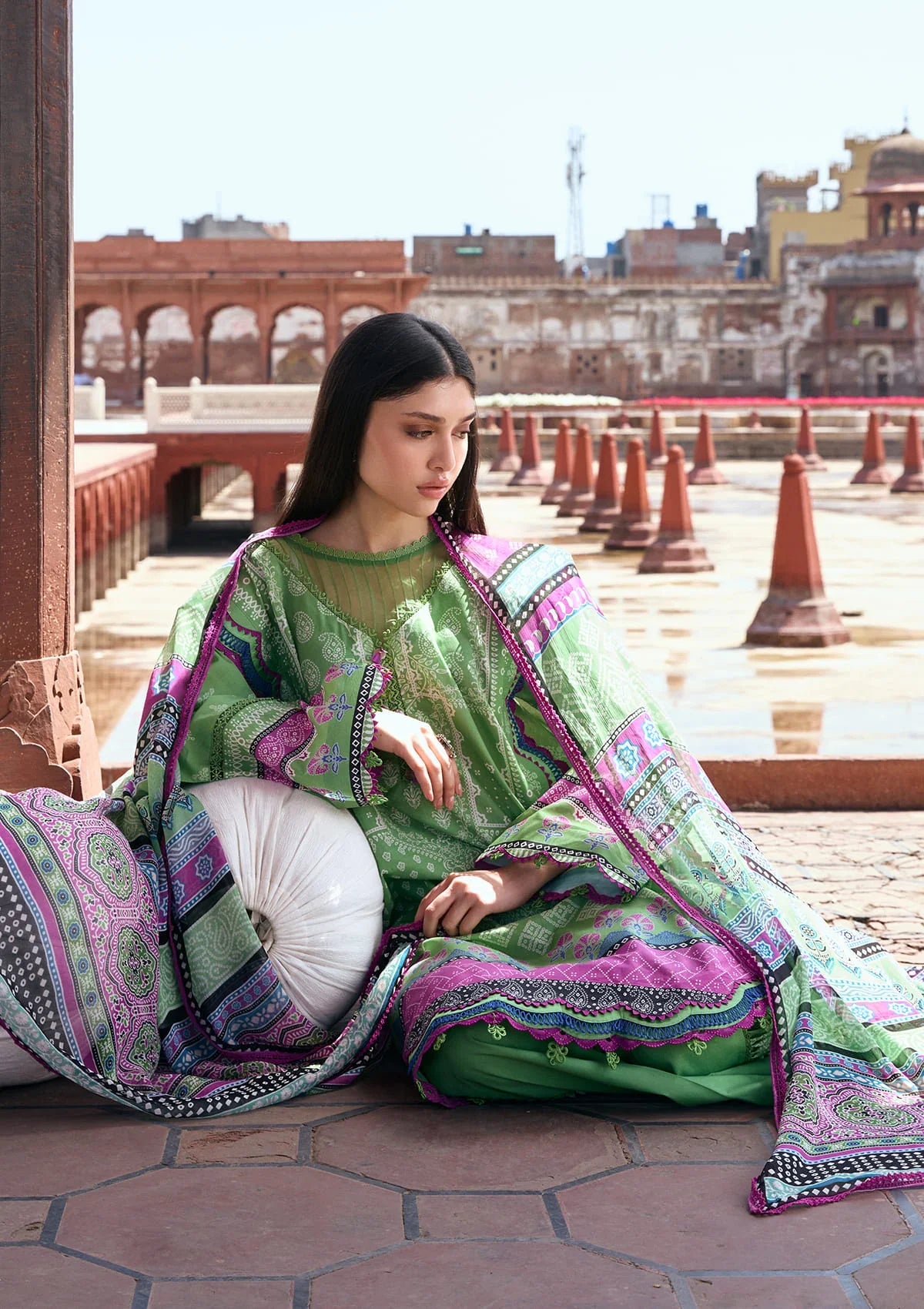 Kahf | Aangan Prints Chiffon '26 | Rumi