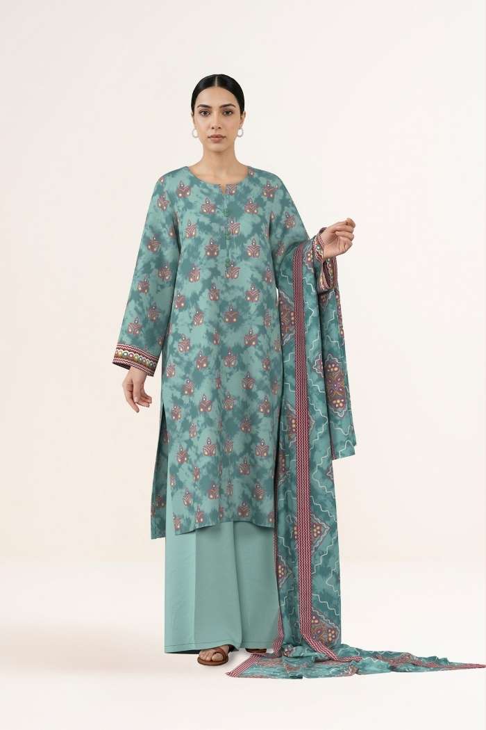 Sapphire | 3 Pc Printed Lawn | 3PB-WS26CL13-126