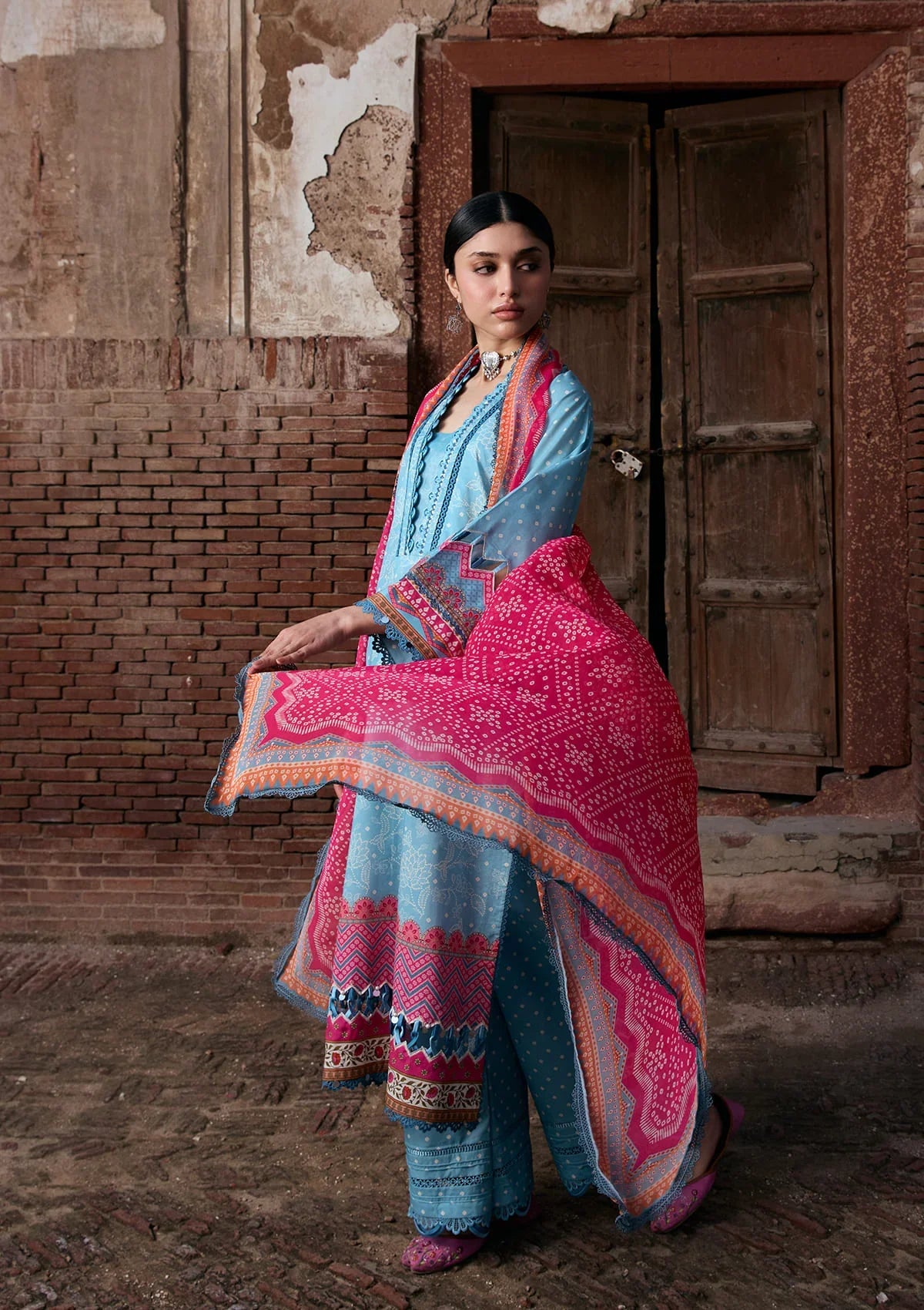 Kahf | Aangan Prints Chiffon '26 | Shabnam