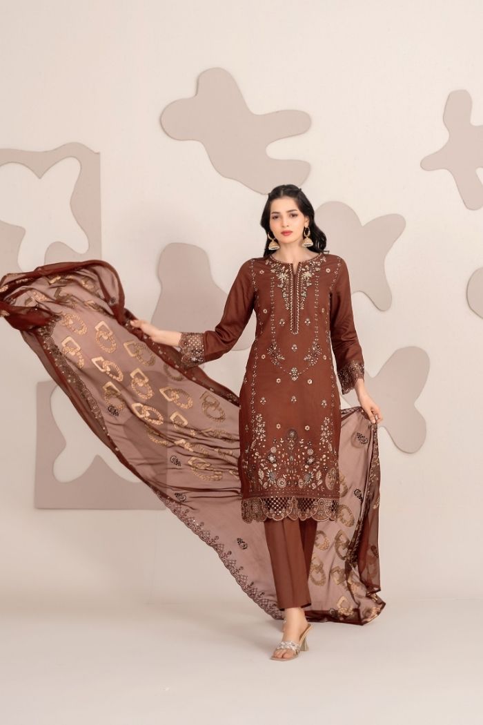 Tawakaal | Blume 3Pcs Winter suiting | D-5616