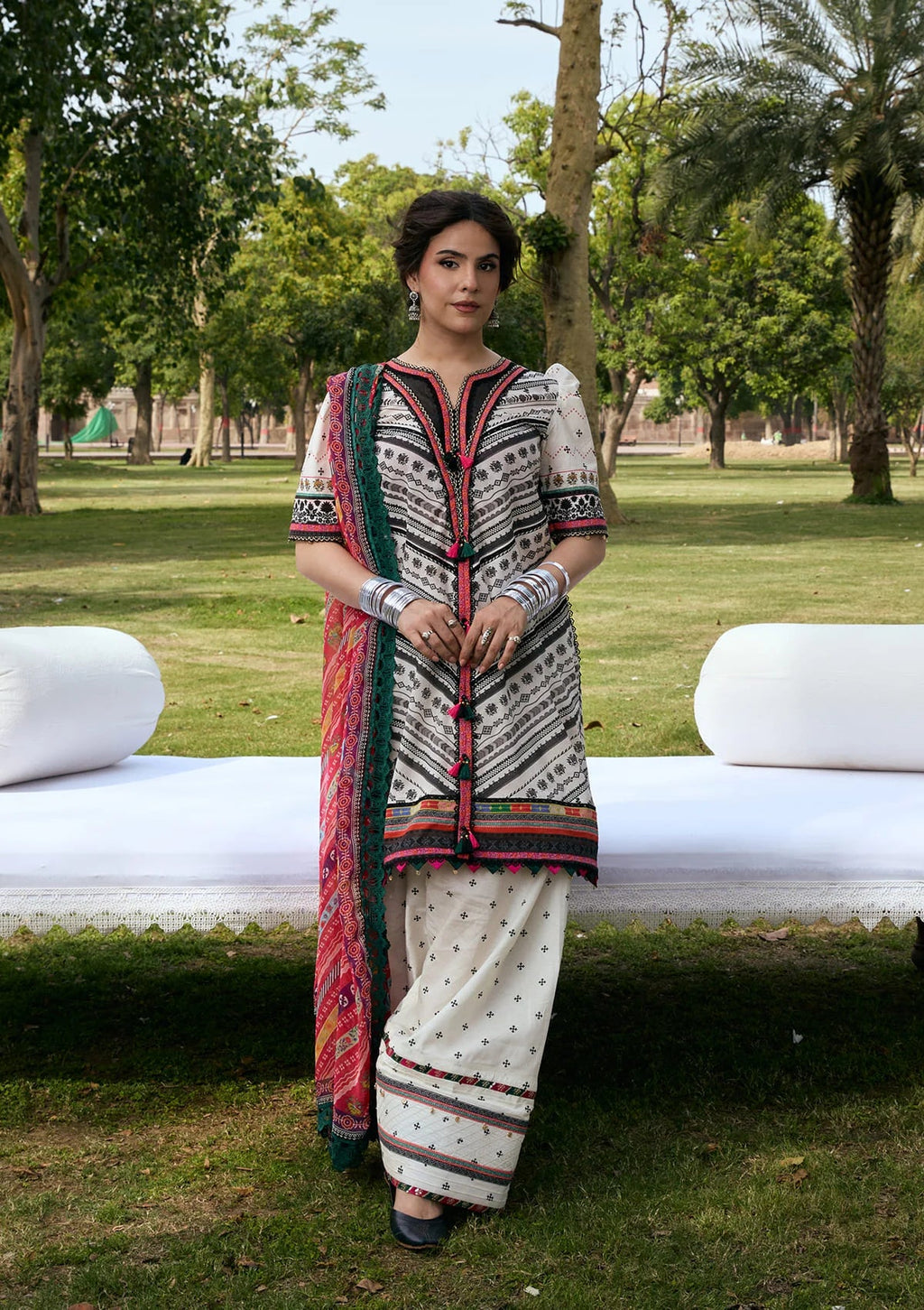 Kahf | Aangan Prints Chiffon '26 | Mehruba
