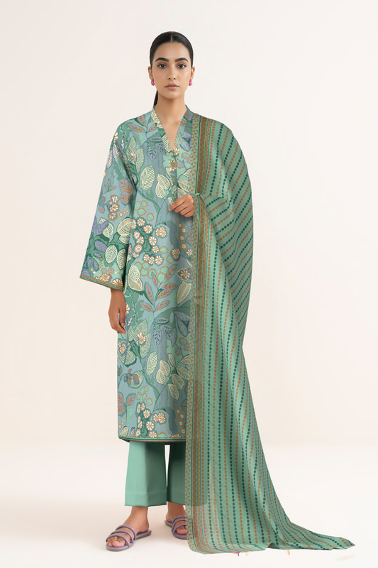 SAPPHIRE | 3 PIECE - PRINTED LAWN | 3PB-WS26CL1-7