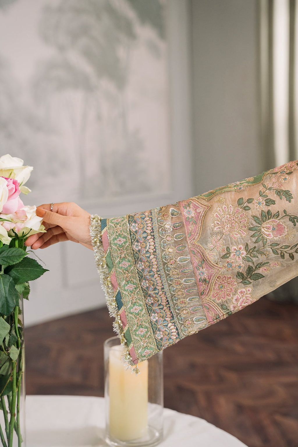 Baroque | Chantelle Embroidered Chiffon | CH12-04
