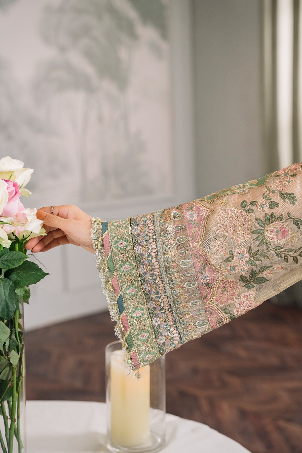 Baroque | Chantelle Embroidered Chiffon | CH12-04