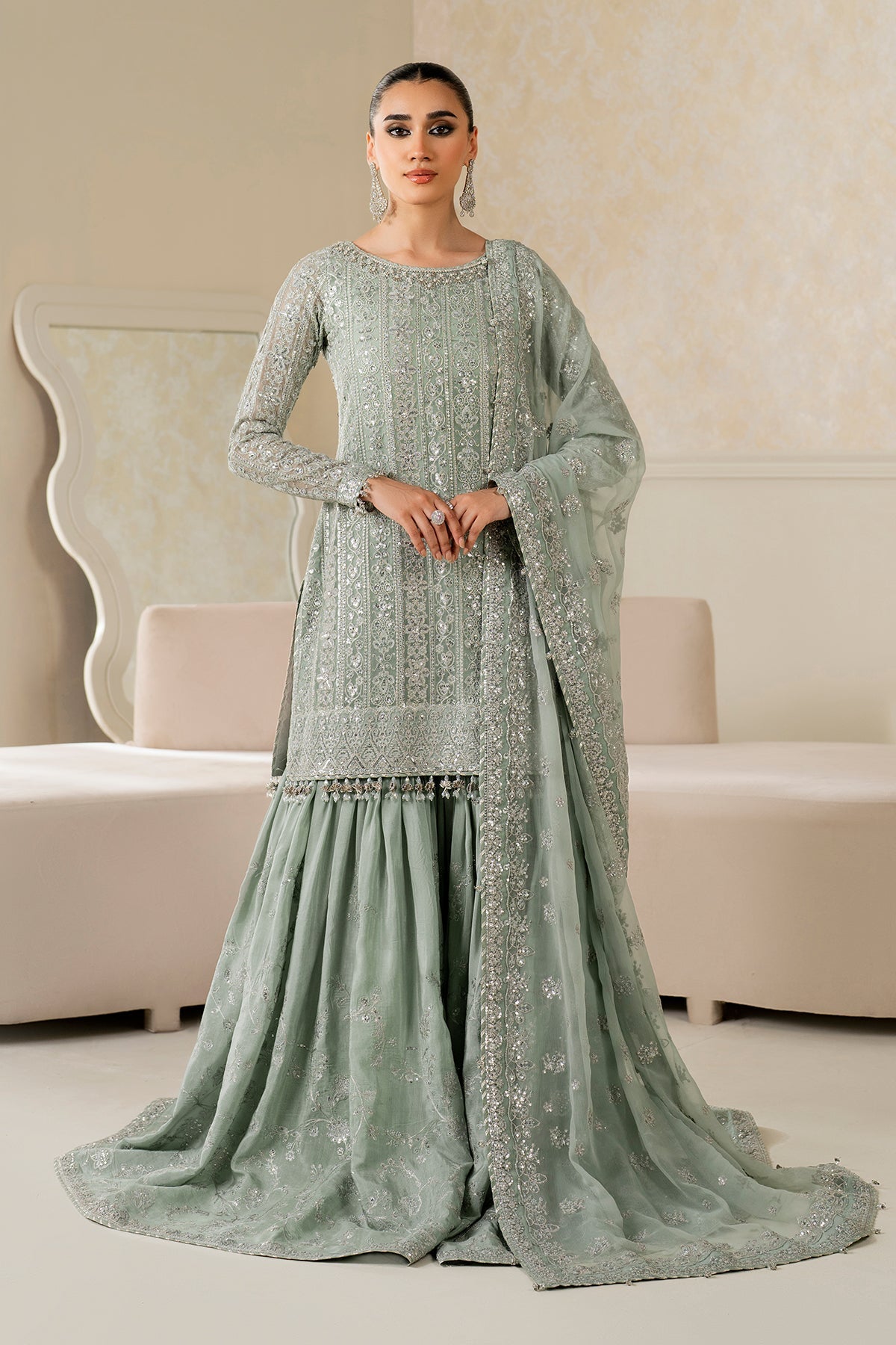 Baroque | EMBROIDERED CHIFFON | UF-4160