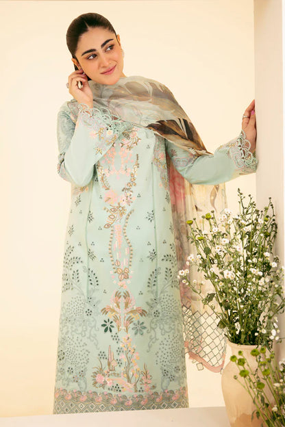 Qalamkar | Chikankari Lawn | AFROZEH