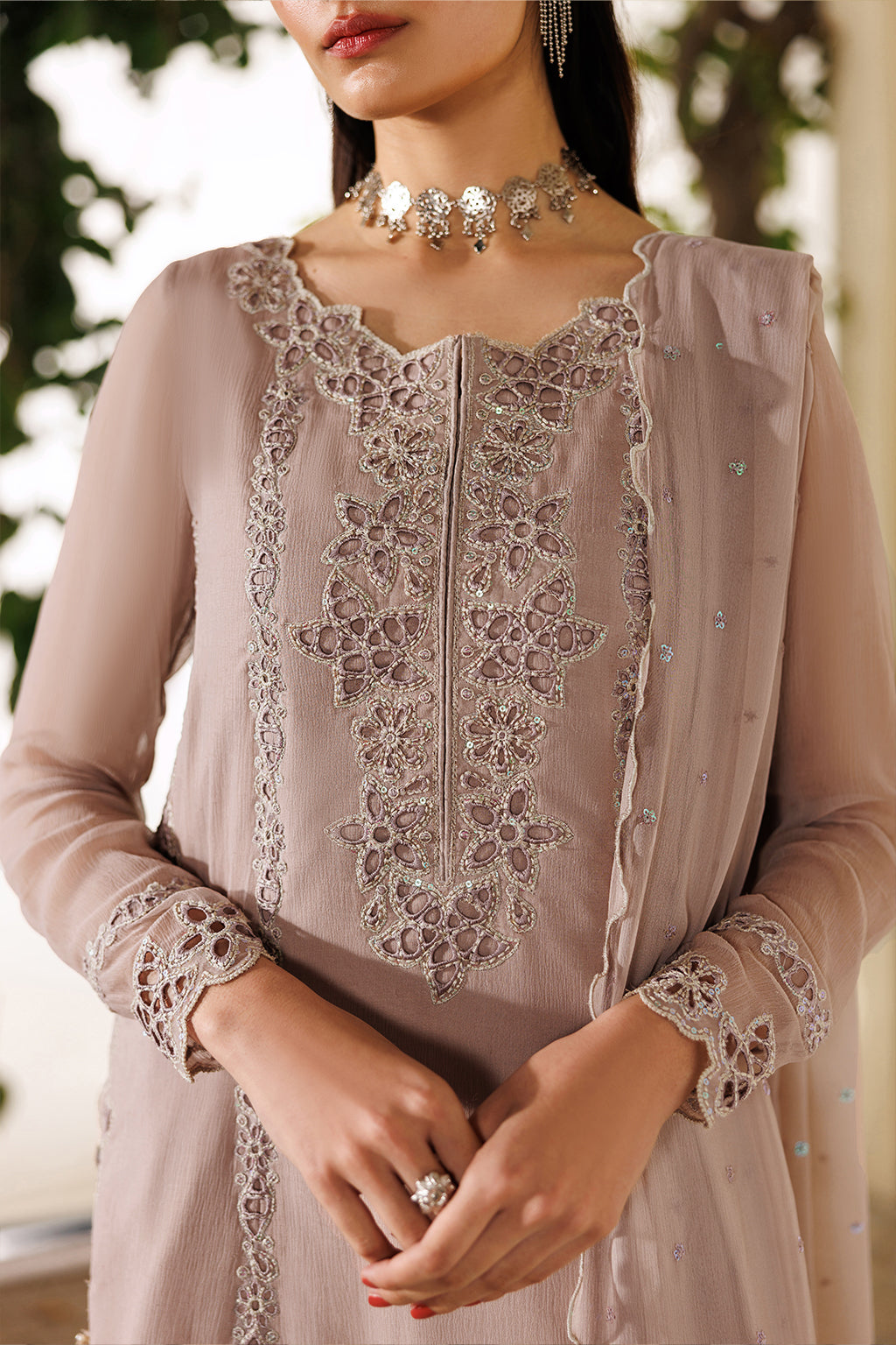 Iznik | Semi Formals -  Emboidered Chiffon | CC-92