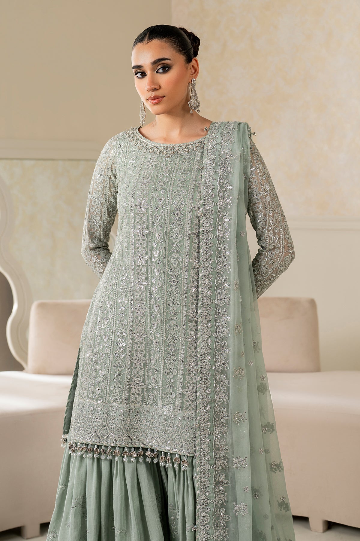 Baroque | EMBROIDERED CHIFFON | UF-4160