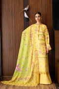 Naqsh | Midnight Meadow Lawn | Citrine