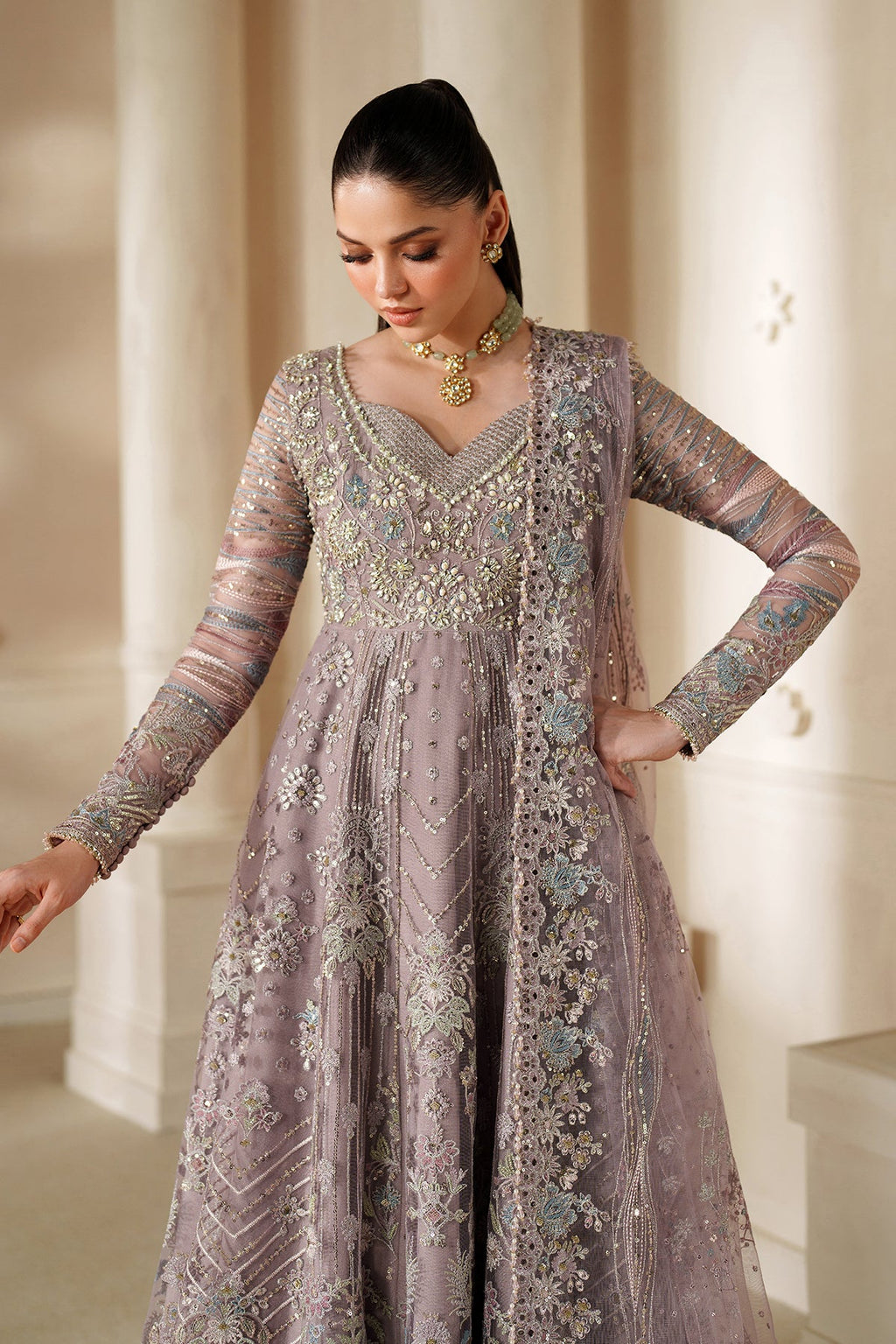 Baroque | EMBROIDERED NET | CH14-04