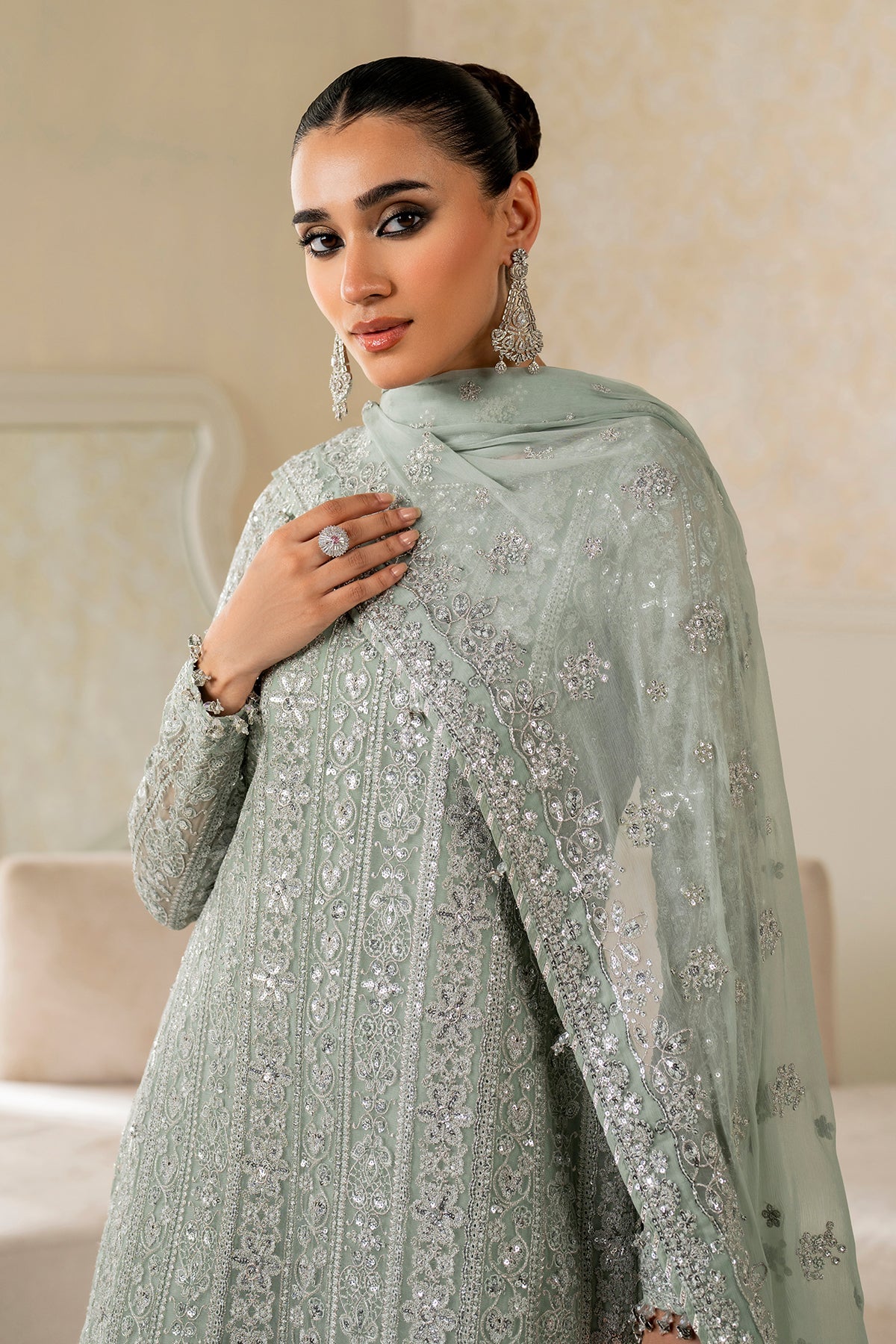 Baroque | EMBROIDERED CHIFFON | UF-4160