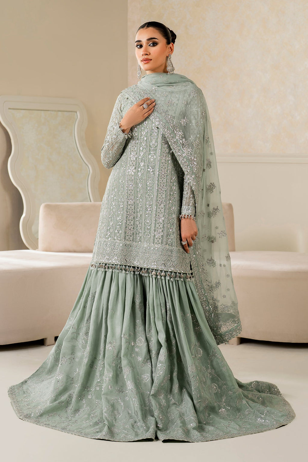 Baroque | EMBROIDERED CHIFFON | UF-4160
