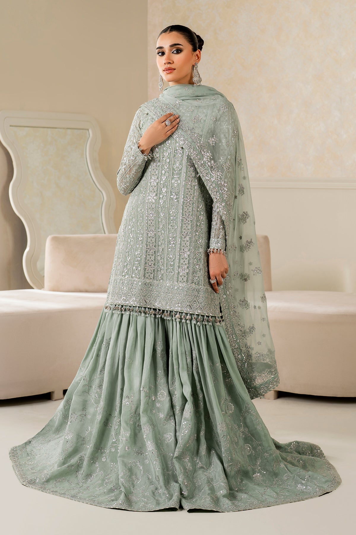 Baroque | EMBROIDERED CHIFFON | UF-4160