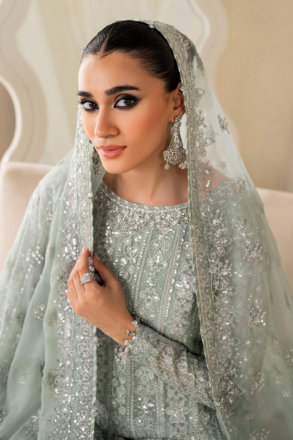 Baroque | EMBROIDERED CHIFFON | UF-4160