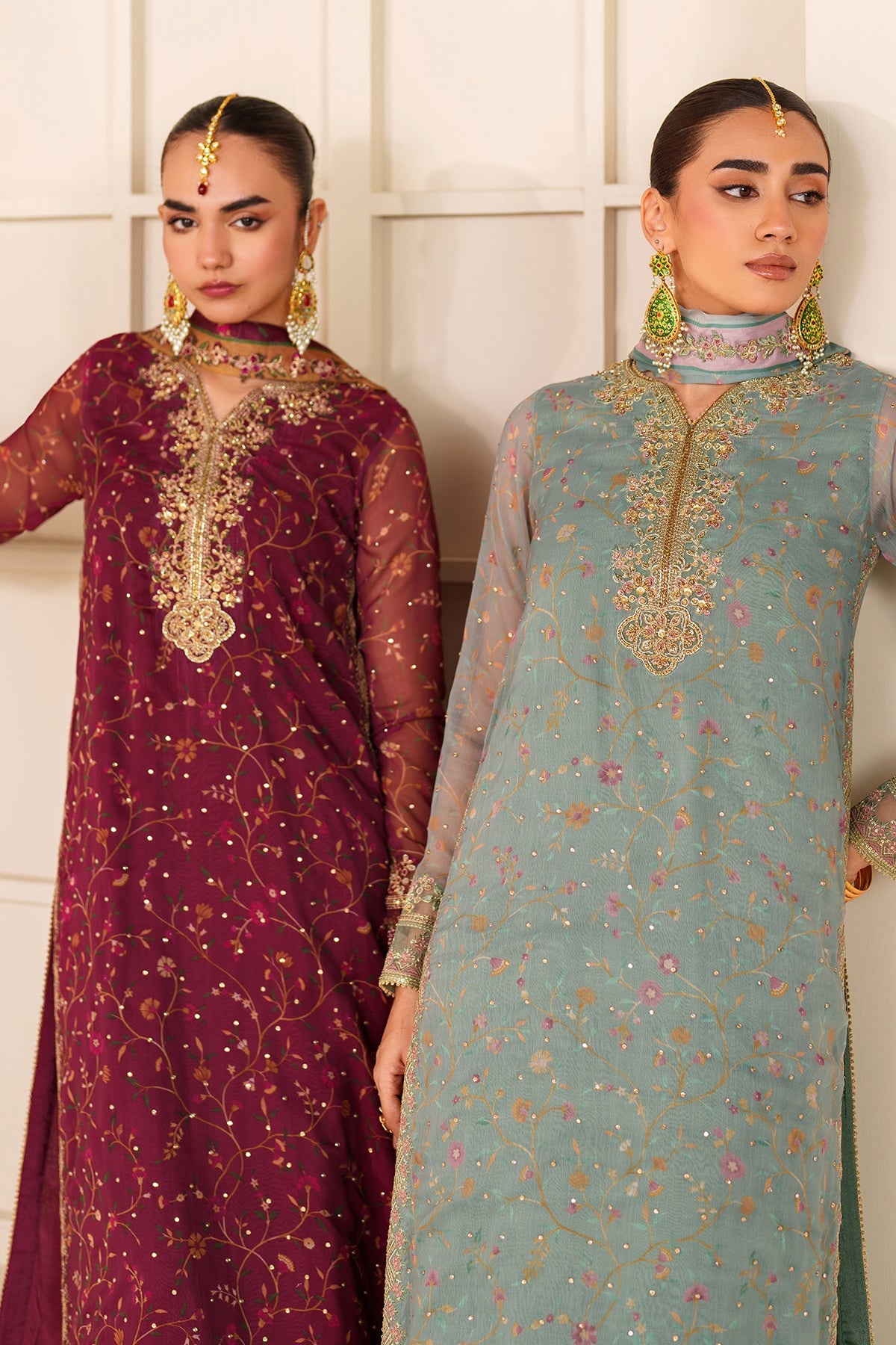 Baroque | EMBROIDERED CHIFFON | UF-4278