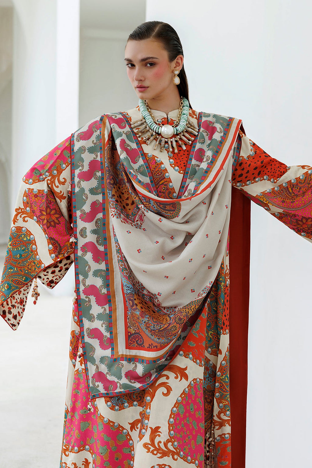 Baroque | Digital Printed Viscose Winter | SF-4567