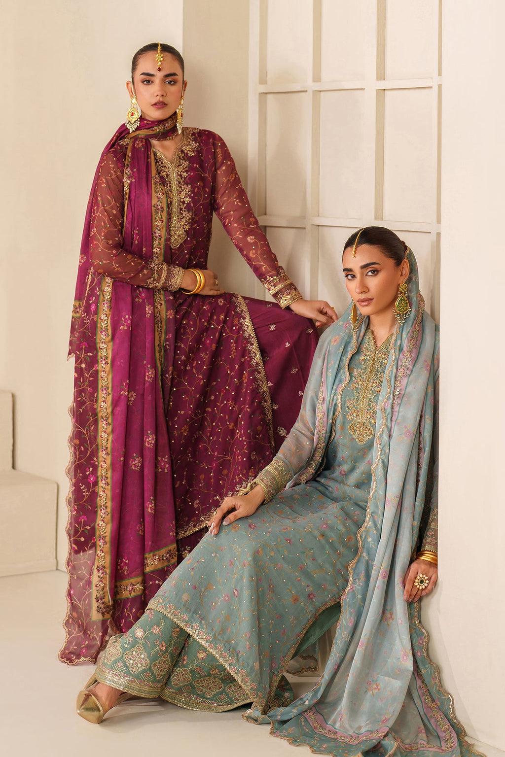 Baroque | EMBROIDERED CHIFFON | UF-4278