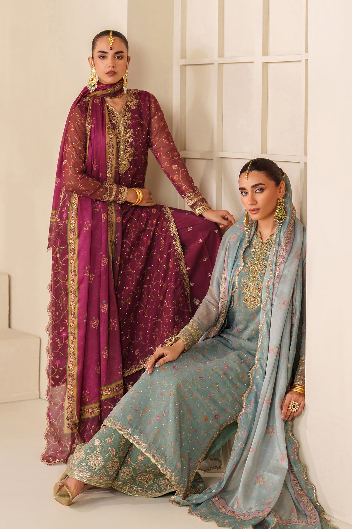 Baroque | EMBROIDERED CHIFFON | UF-4278